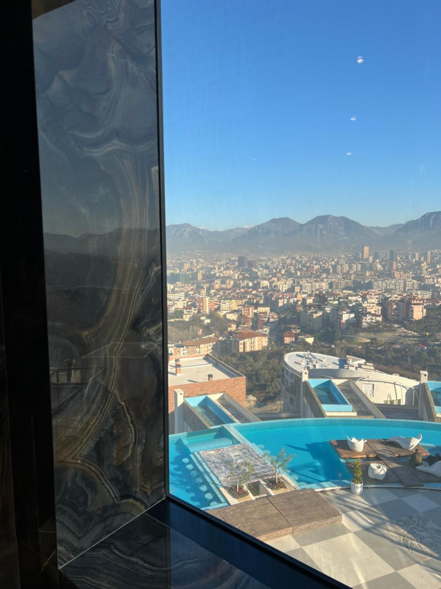 Arka Art Hotel Tirana Extérieur photo View of the city from the hotel